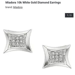 Miadora White Gold Diamond Earrings